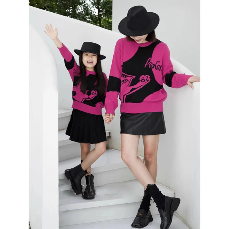 37129【贝系列】亲子装毛衣针织衫035M04698