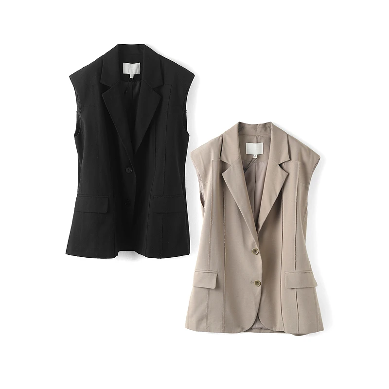 27838【然系列】小众通勤百搭马夹RAC18533