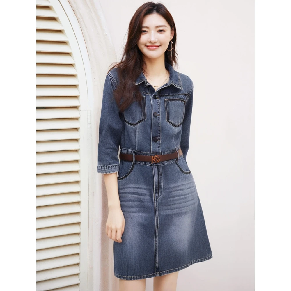 37196【贝系列】牛仔连衣裙035L01792