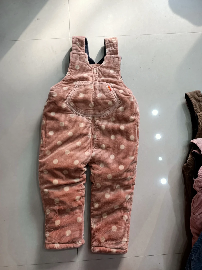 特厚加绒加棉加厚高端洋气冬季外穿背带棉裤