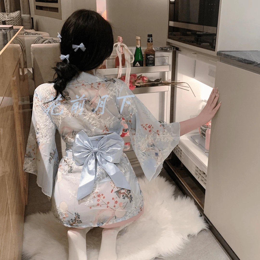 【520】前男友后悔战袍必备睡裙性吊带袜天使趣味小野猫睡衣女秋冬