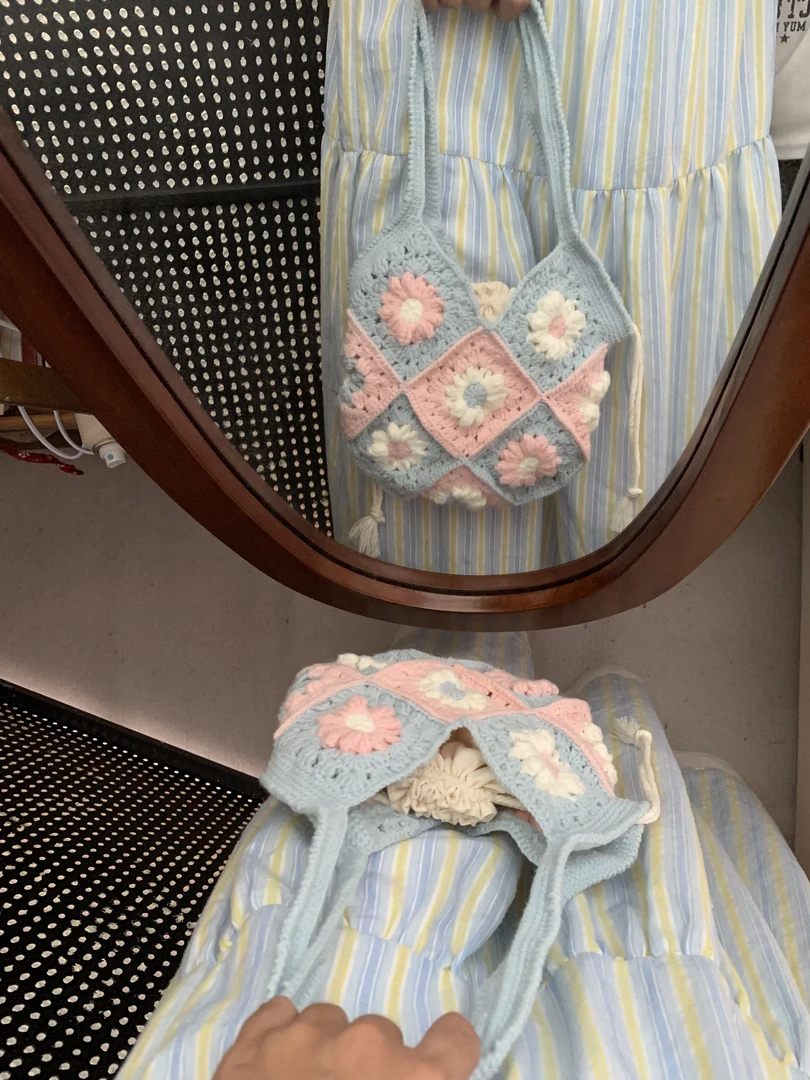 小皱菊包包材料包手提单肩包（非成品）