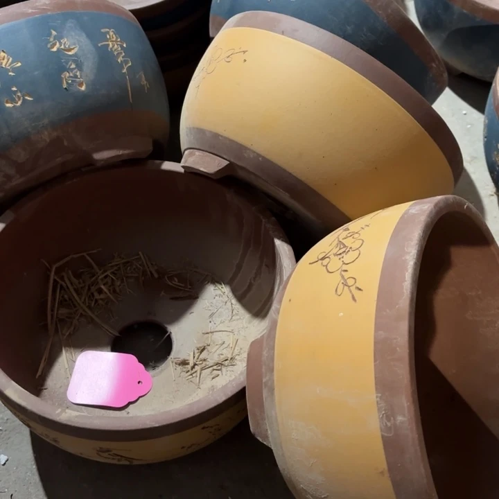 紫砂花盆100-5。