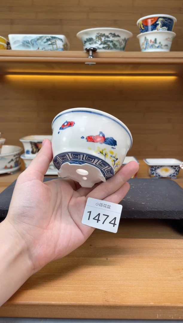 【闪购商品】陶瓷20CM以下【1474】手绘