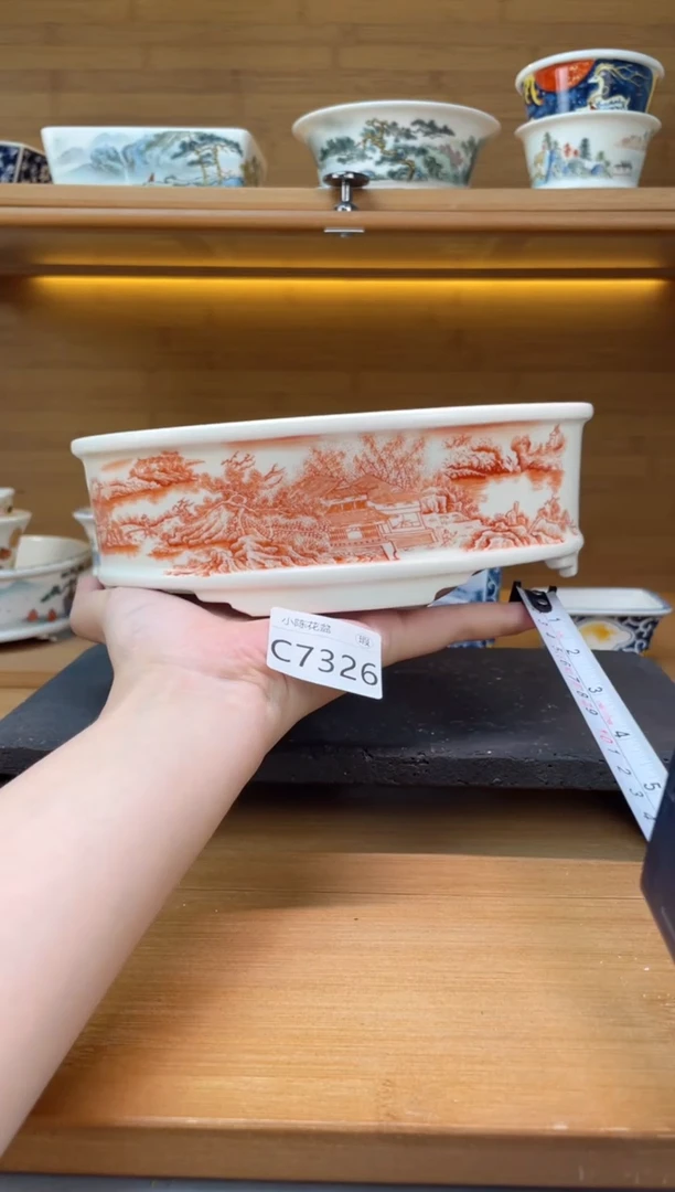【闪购商品】红陶20CM(含)-50CM(不含)瑕【C7326】18.5*14.5*5