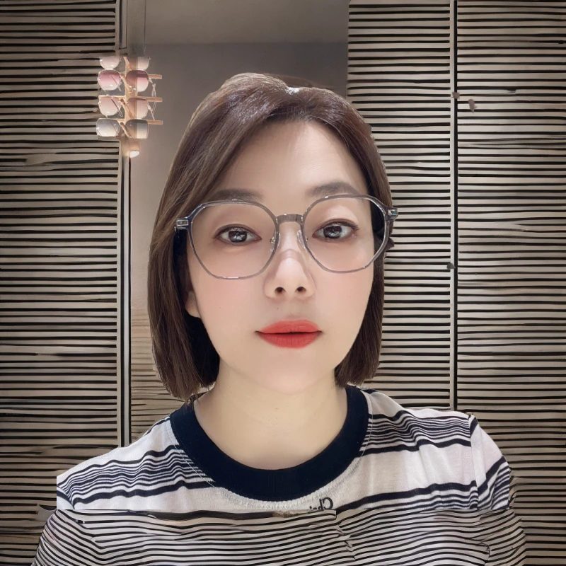 网红新款高颜值超轻复古时尚防蓝光防辐射近视眼镜韩版眼睛框变色