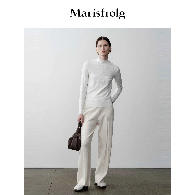 Marisfrolg玛丝菲尔针织衫休闲百搭秋冬A1DE4828M