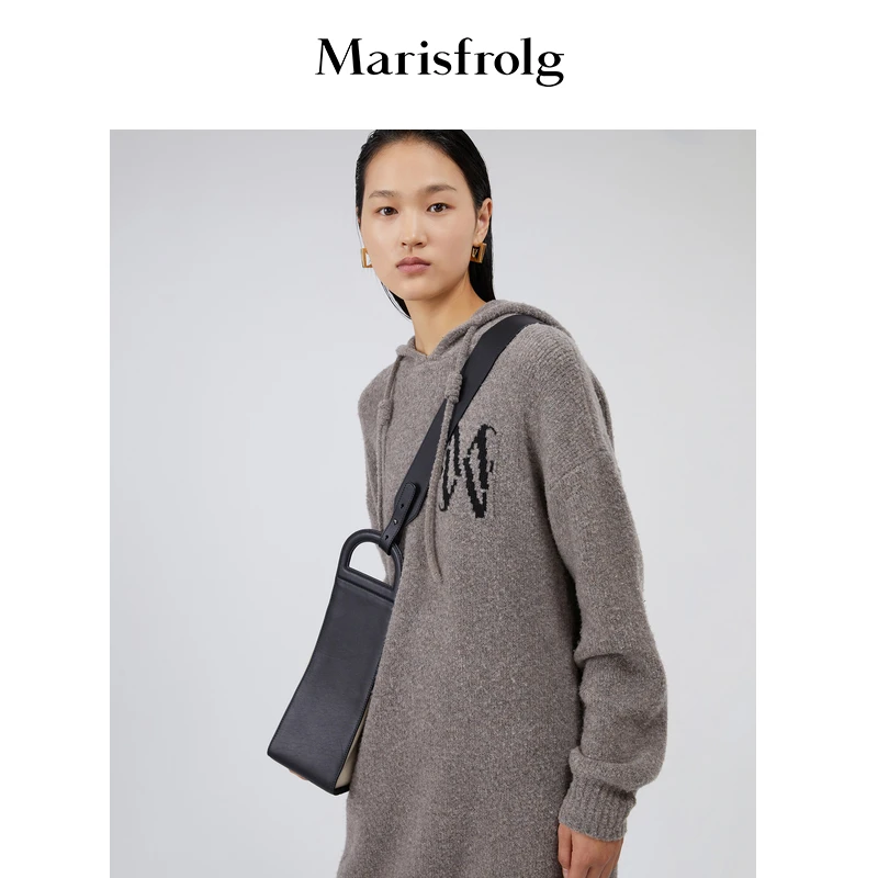 Marisfrolg/玛丝菲尔【米儿精选】连衣裙宽松时尚秋冬长袖简约