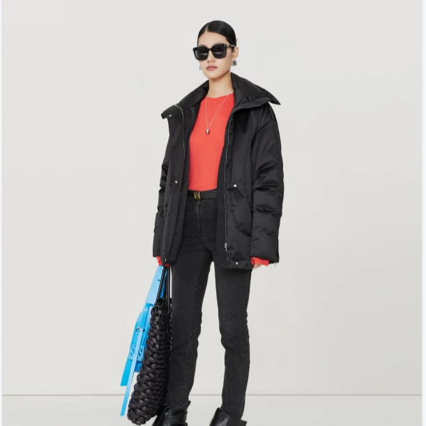 Marisfrolg玛丝菲尔白鹅绒羽绒服秋冬新款保暖恒温A1CX4687Y