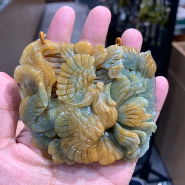 岫玉精品貔恘吊坠项链