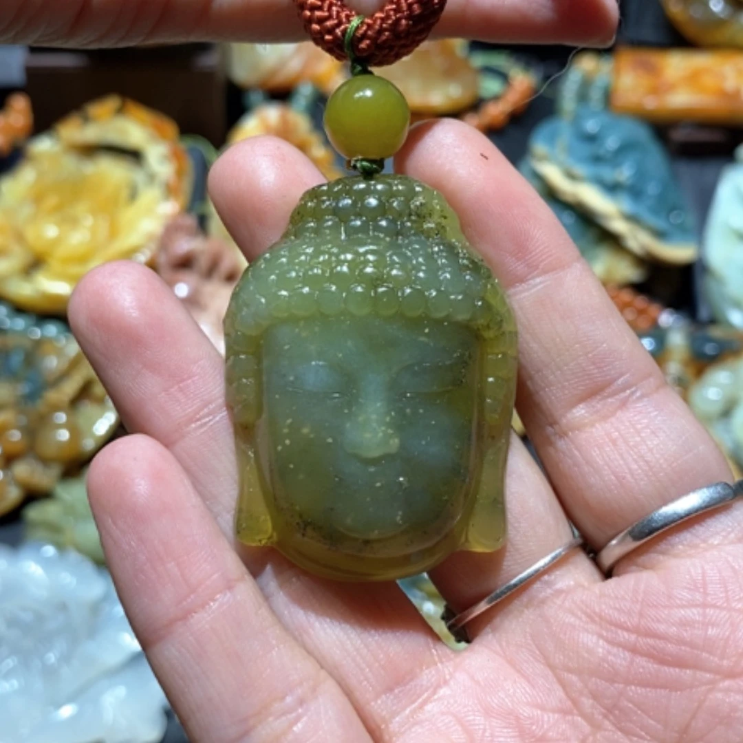 【闪购商品】蛇纹石玉颈饰合金