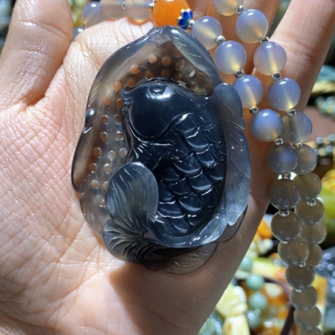 【闪购商品】蛇纹石玉颈饰合金