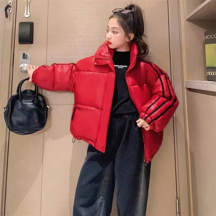 401073《现》韩版玲姐精选休闲舒适时尚日常百搭洋气纯色棉服外套