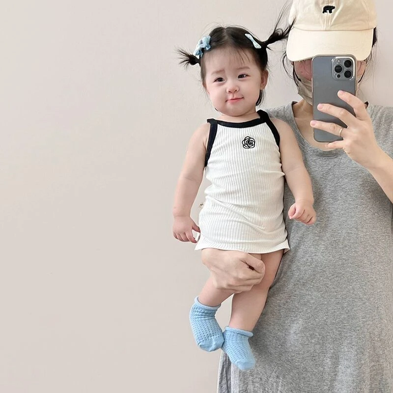 一岁宝宝裙子吊带裙女童儿童吊带背心婴儿吊带裙夏季薄款穿搭无袖