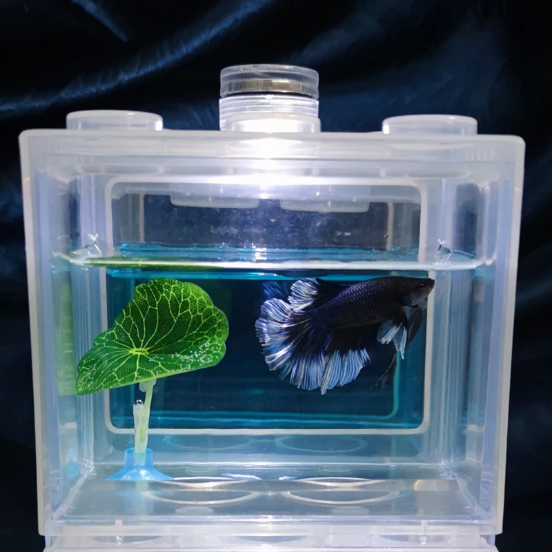泰国斗鱼躲藏睡床产卵休息叶水族鱼缸装饰造景仿真水草叶子观赏叶