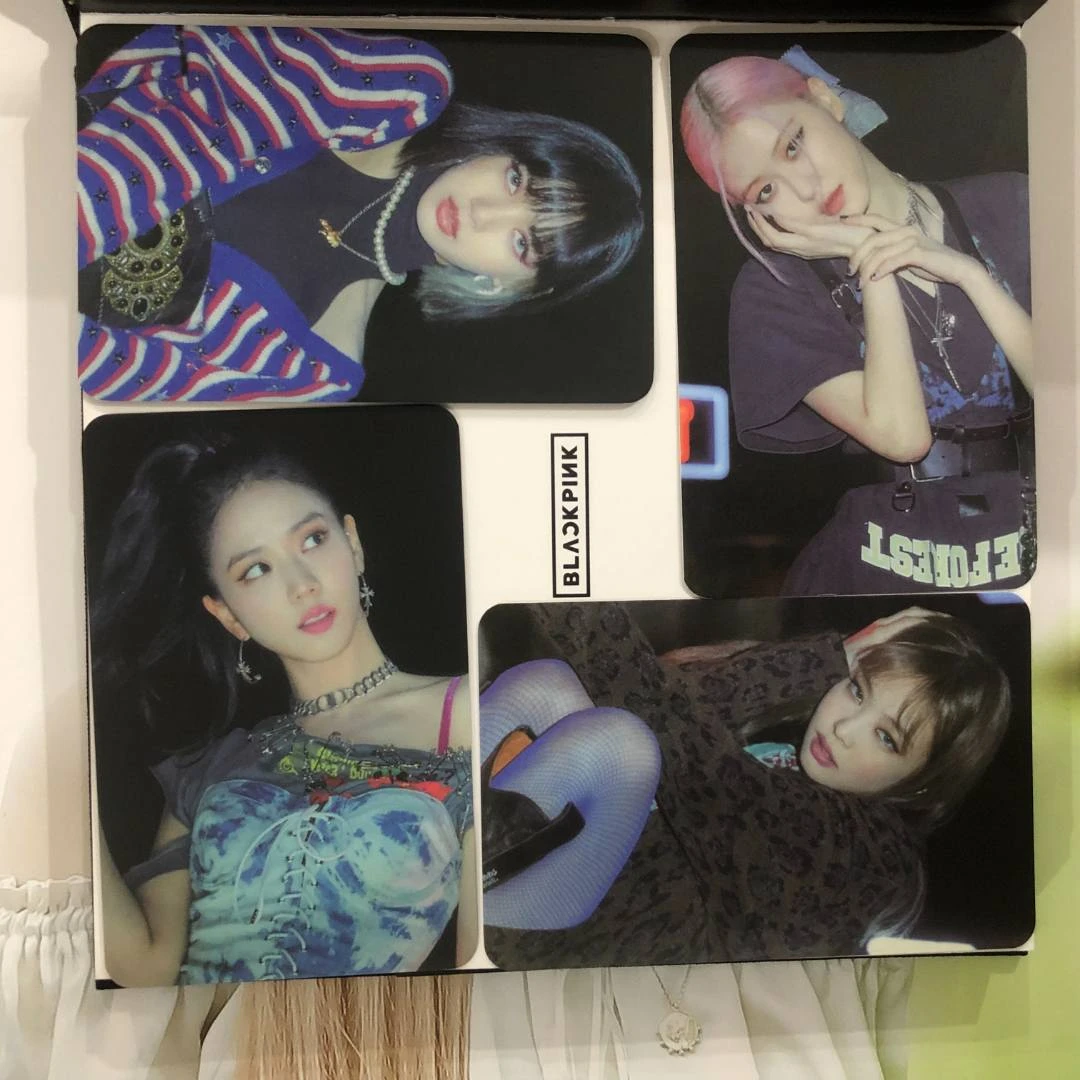 正品粉墨BLACKPINK五周年特典ROSE朴彩英小卡金智秀丽莎LISA珍妮