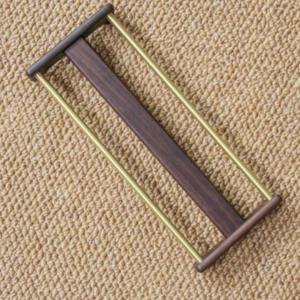 黑檀木沥水架 创意新中式茶室茶台茶杯收纳架 尺寸28*12*3.5cm