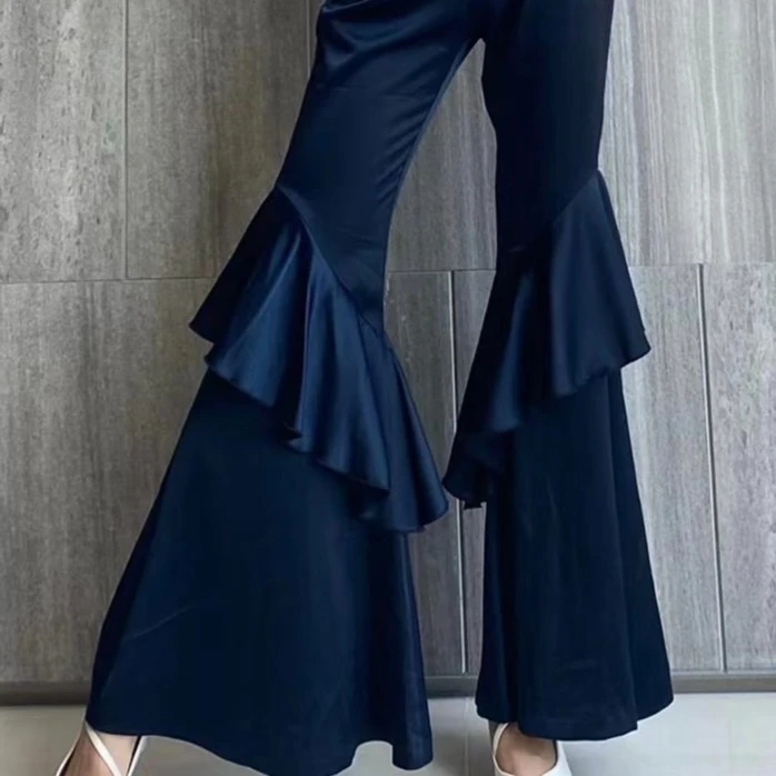 WIN舞服——魔镜裤WIN高级定制摩登舞服 （藏蓝色）