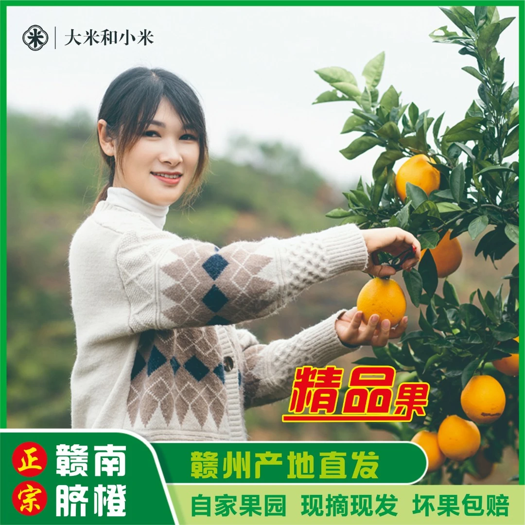 【大米和小米】正宗赣南脐橙 自家果园现摘 5/10/20斤装 产地直发