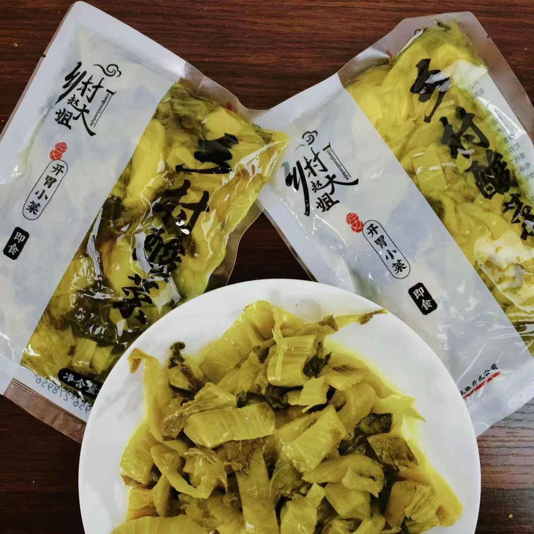 乡村赵大姐即食酸菜330克*5袋装食用开胃小菜即食爽口下饭菜