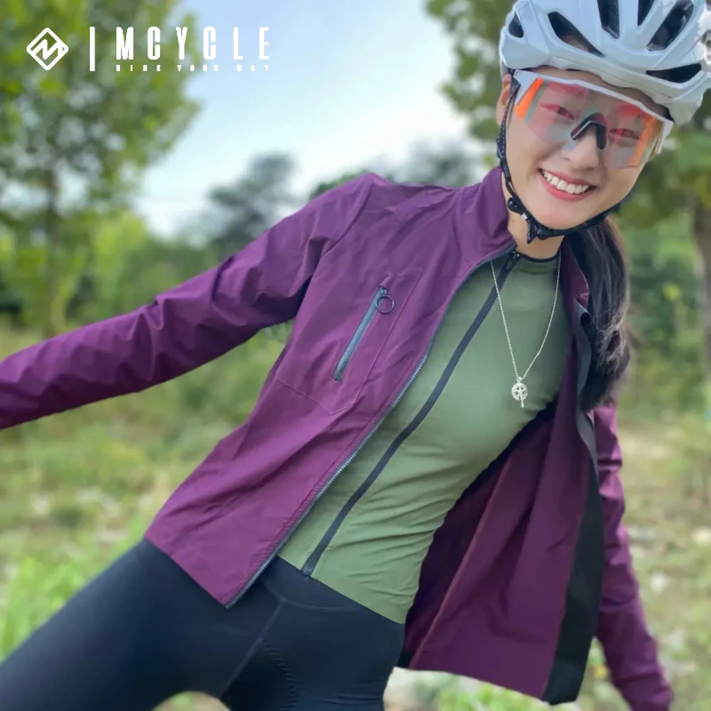 魅骑mcycle防风风衣骑行休闲透气速干自行车男女多色秋冬公路车