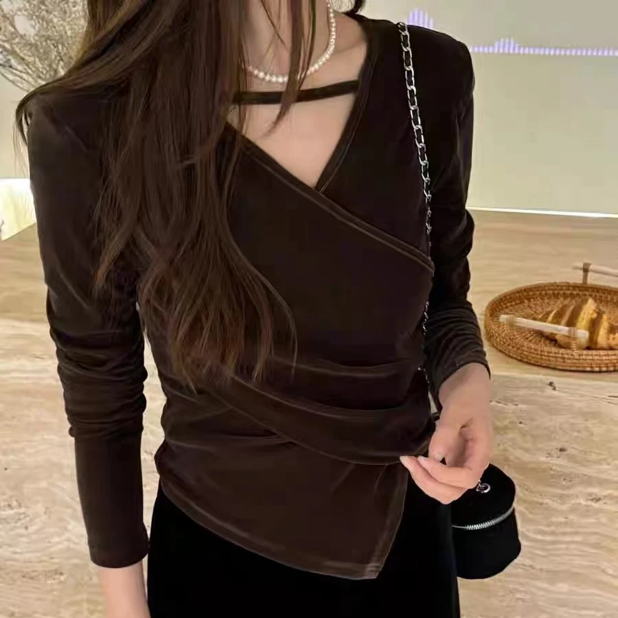 【花花定制】2024年秋款时尚不规则下摆T恤