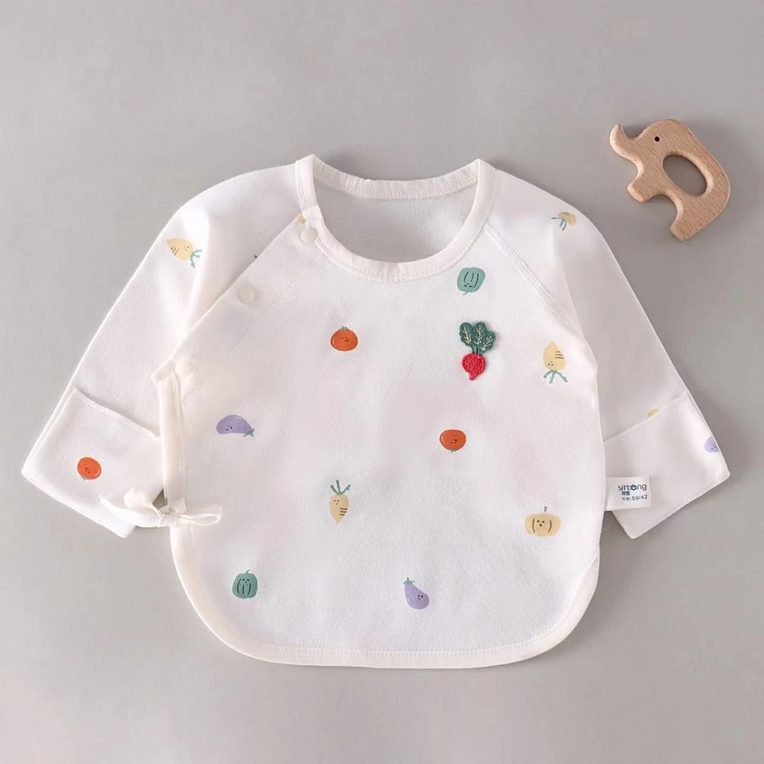 【四季半背衣】精梳新生儿半背衣无骨婴幼儿打底上衣