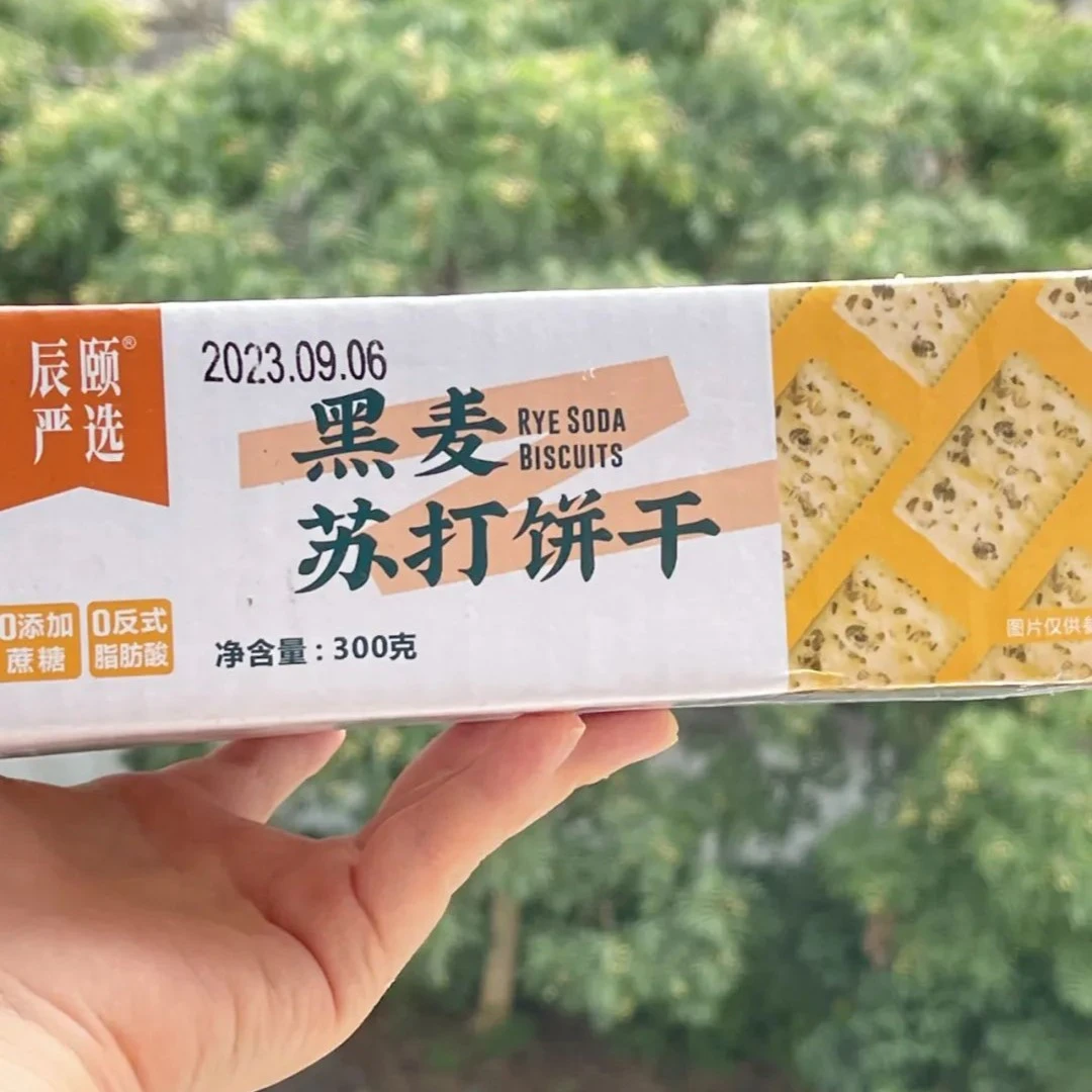 辰颐物语【超级宠粉日】黑麦苏打饼干20g*15包