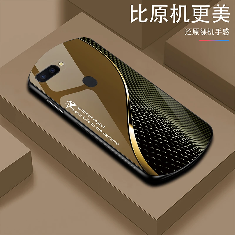 新款【OPPOR11S】轻奢时尚简约大气耐磨玻璃手机壳