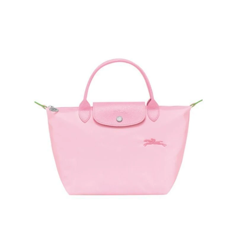 99新 LONGCHAMP/珑骧 微瑕尼龙牛皮款小号中号大号饺子包1-50