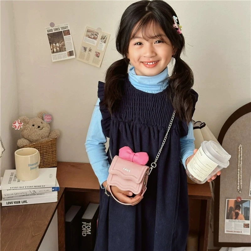 网红韩式精致网红爆款迷你韩版女童斜挎小皮包香风小女孩小包包潮