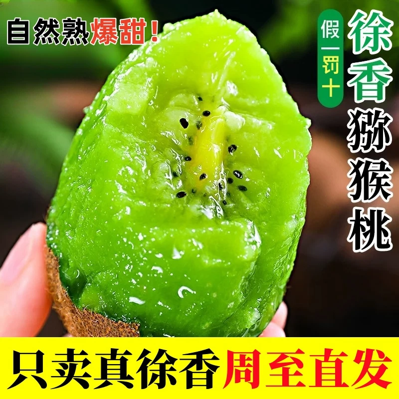 陕西周至徐香猕猴桃新鲜水果应当季整箱包邮孕妇产地绿心奇异果