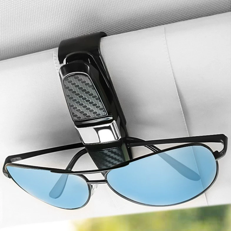 车载眼镜夹创意多功能眼镜架车用眼镜票据夹子汽车眼睛夹