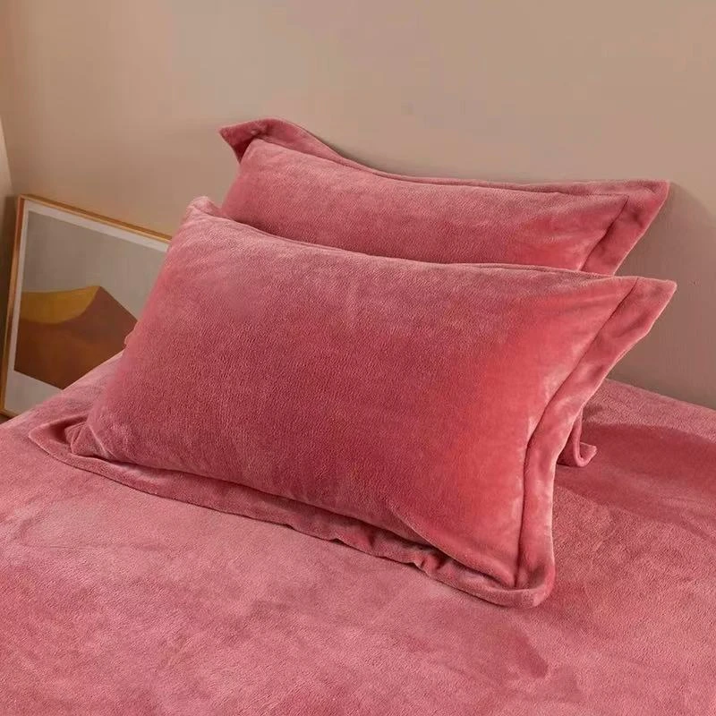 牛奶绒枕头套多色发货