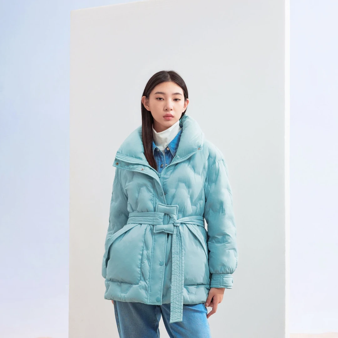 冬季韩版时尚加厚保暖羽绒服外套154B3203