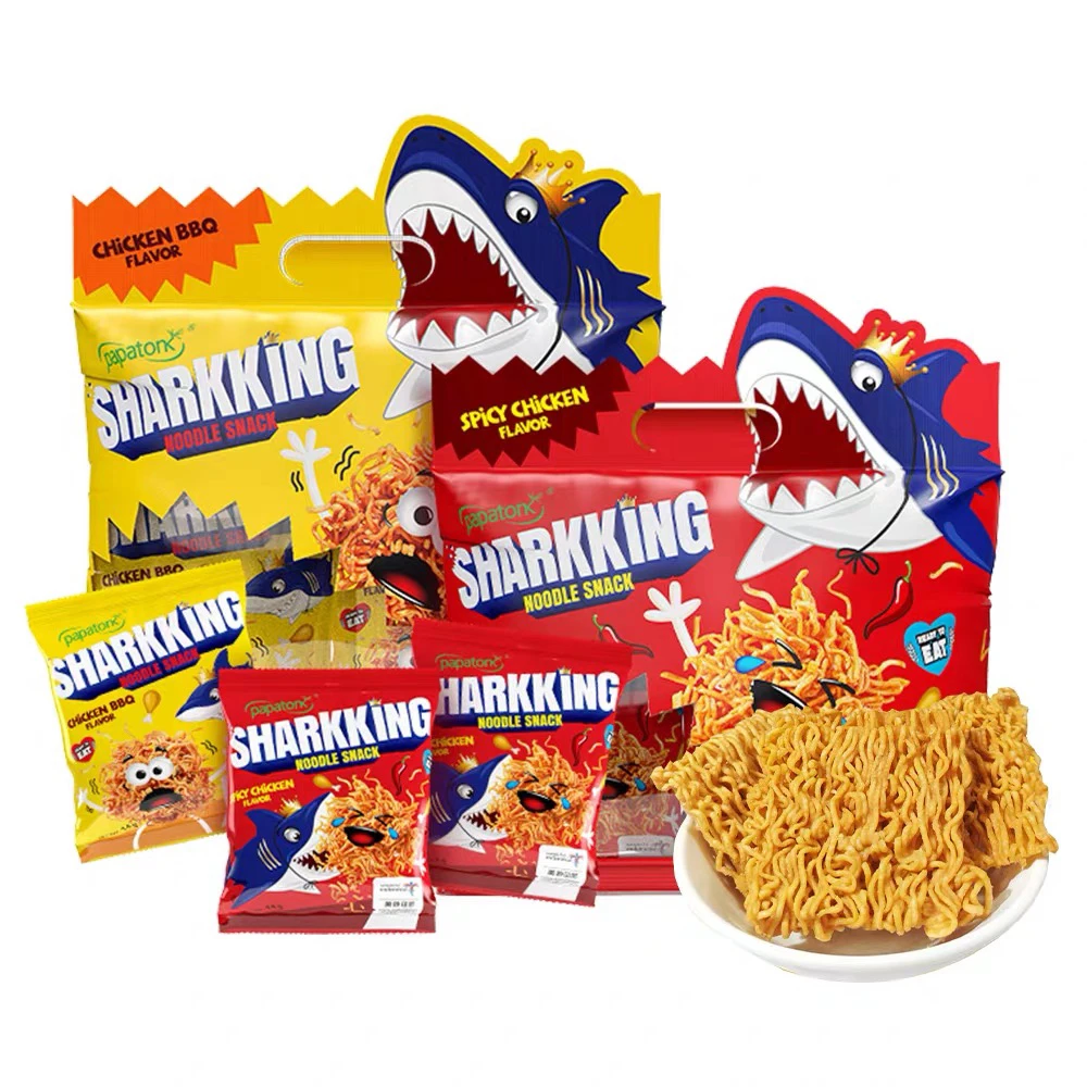 印度尼西亚进口啪啪通鲨鱼干脆面 84克（14克*6）（排异发二）