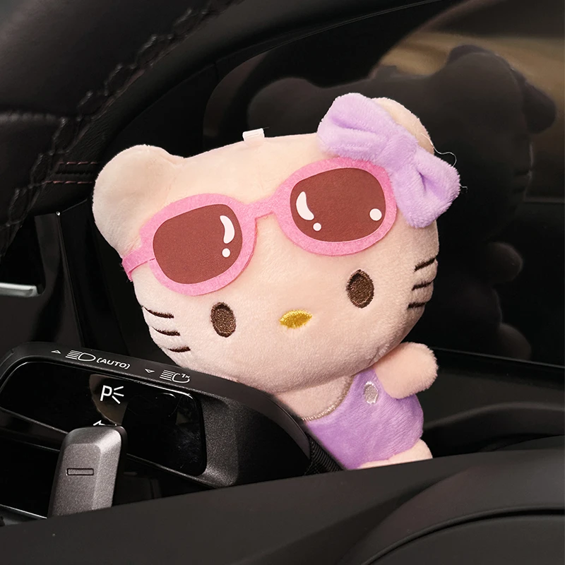 汽车怀挡雨刮器装饰可爱卡通网红怀档公仔转向灯玩偶车载饰品摆件