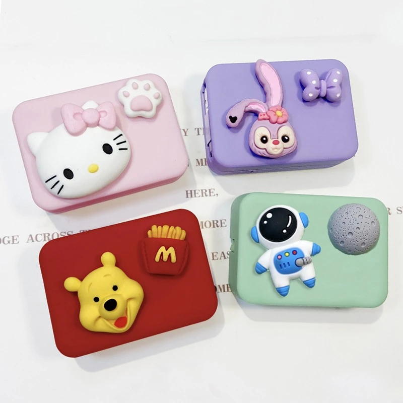 三合一数据线车用卡通可爱适用苹果安卓伸缩快充车载充电线一拖三