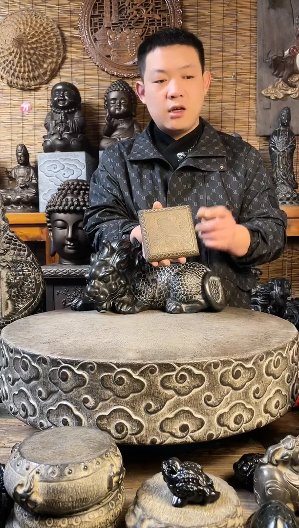 【闪购商品】青石方壶承
