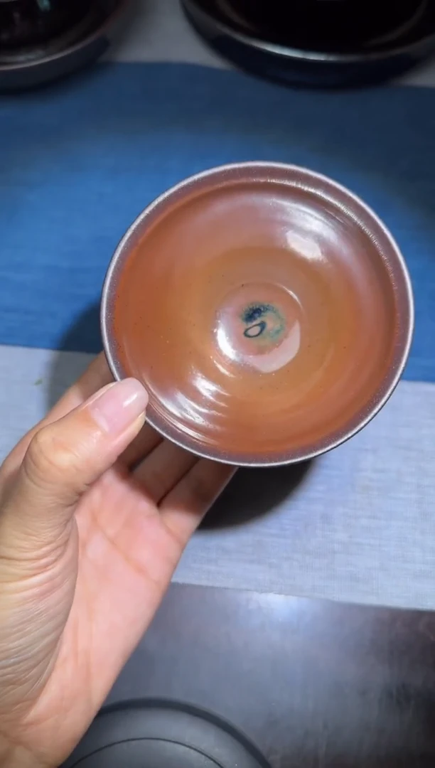 【闪购商品】茶盏暨子文龙窑柴烧165