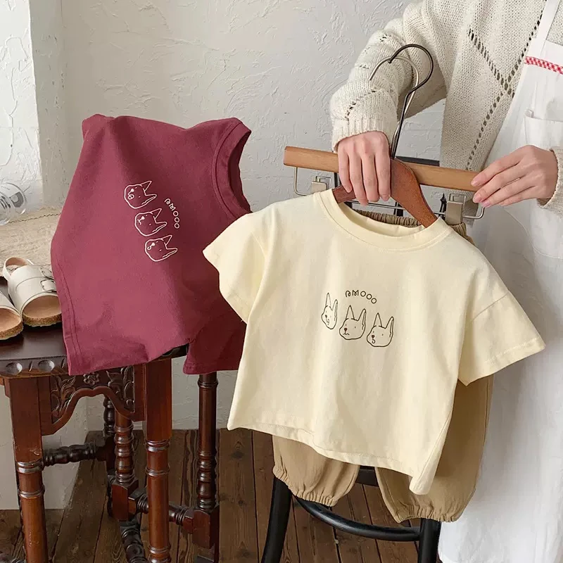 童装男童短袖T恤卡通2024新品夏款儿童韩版宽松体恤上衣夏季炸街