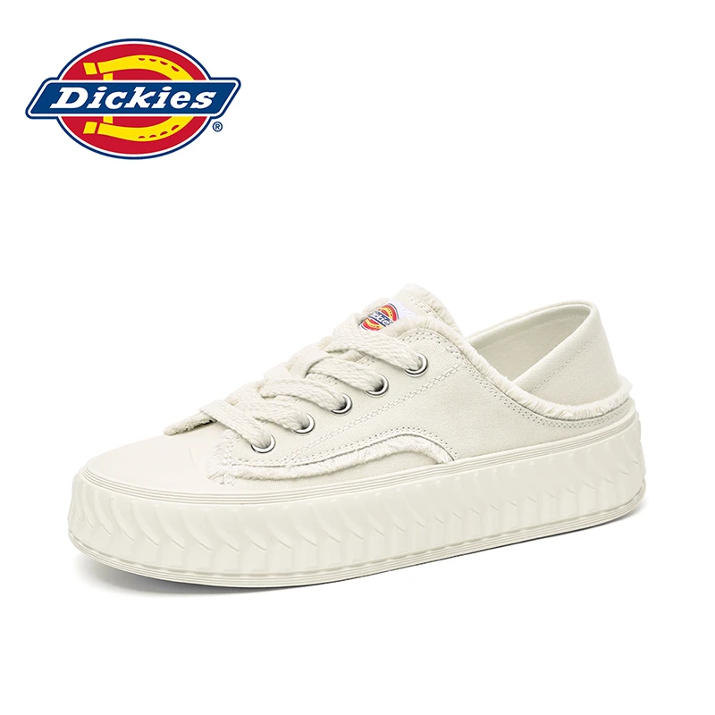 Dickies一脚蹬包头帆布鞋女2025春夏新款外穿半拖鞋231W50LXS92