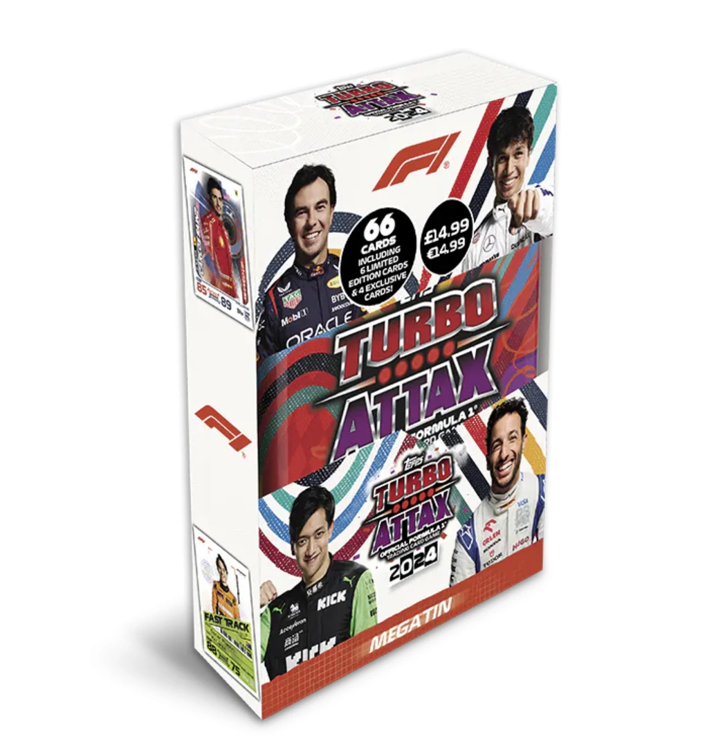 2024 Topps F1 Turbo Attax 小铁盒游戏卡球星卡盲盒【默认代拆】