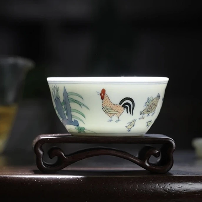 福利款甄选手绘鸡缸杯