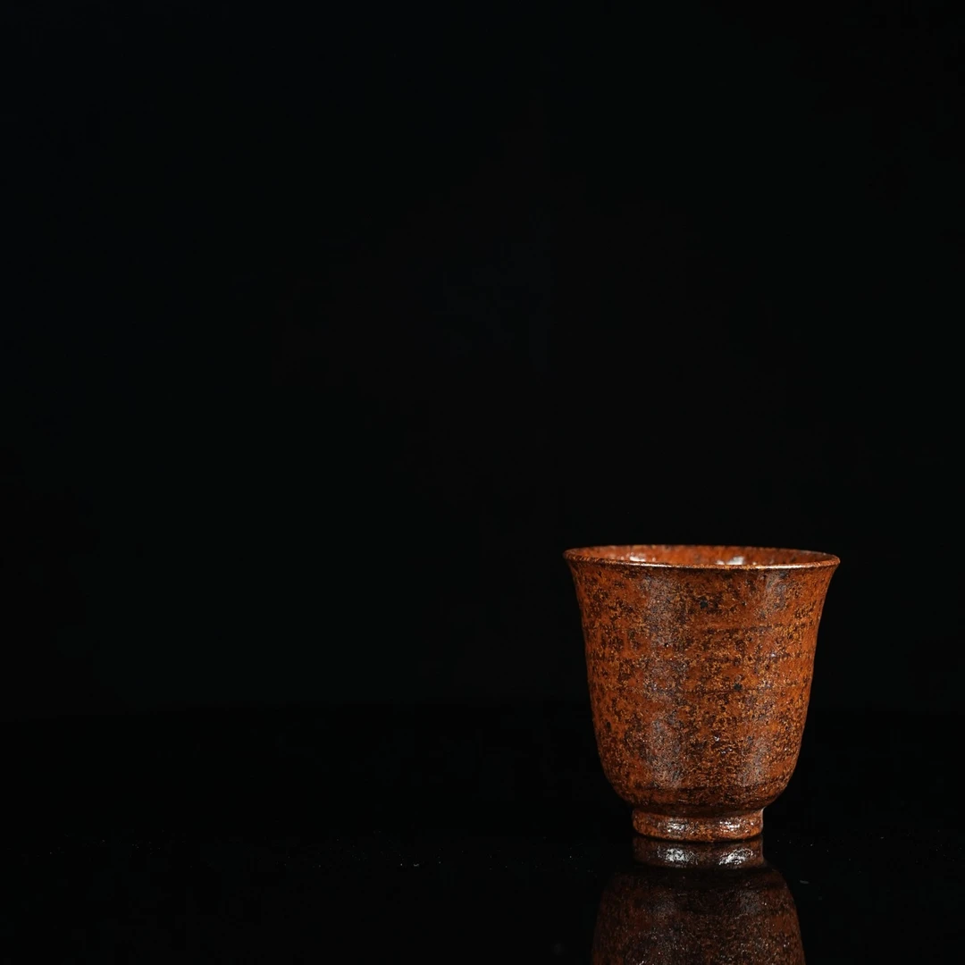 手工柴烧品茗杯主人杯50cc