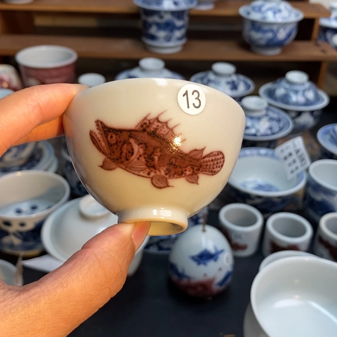 杯景德镇手工手绘茶具