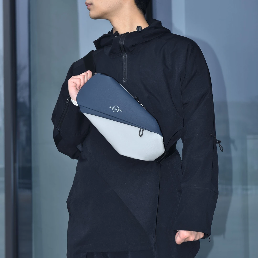 男士单肩斜挎肩包夏季户外运动休闲单肩便携斜挎包3964