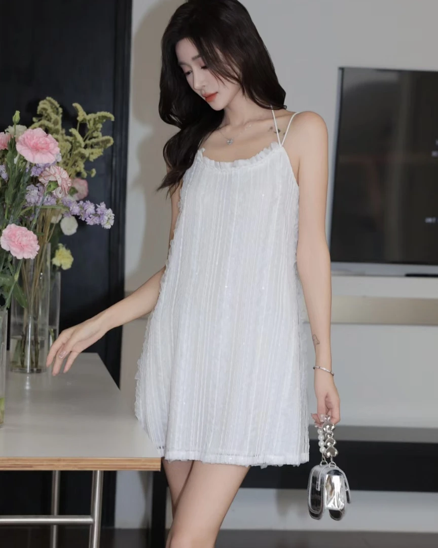 Stellacci Studio蕾丝吊带连衣裙