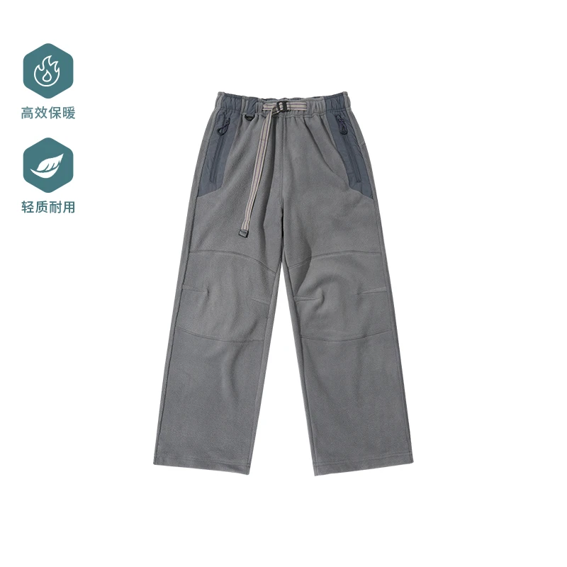 NBCT山系户外运动骑行登山徒步摇粒绒保暖休闲长裤0326