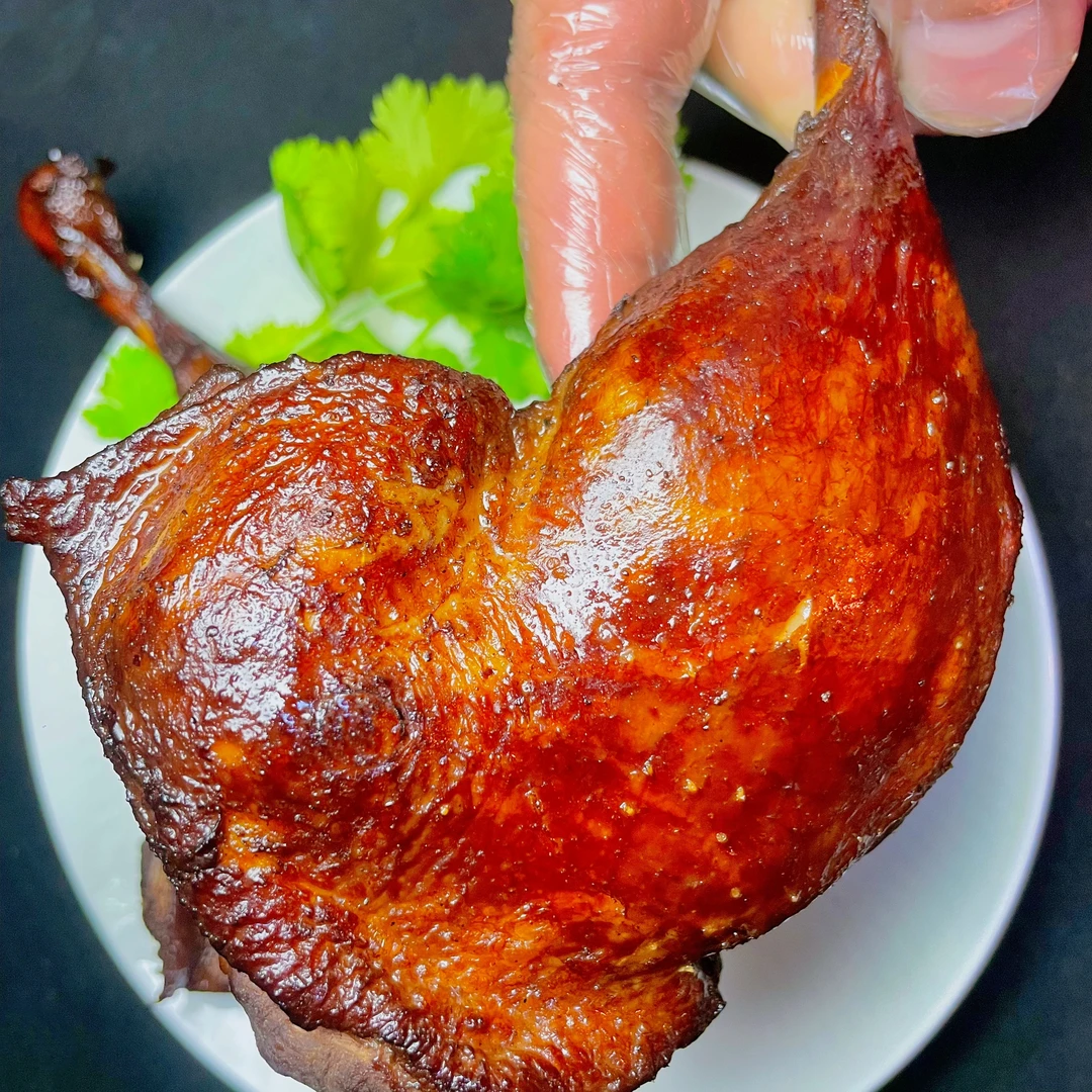 【陈小卤】潮汕特色烟熏鸭腿开袋即食大鸭腿休闲零食195g